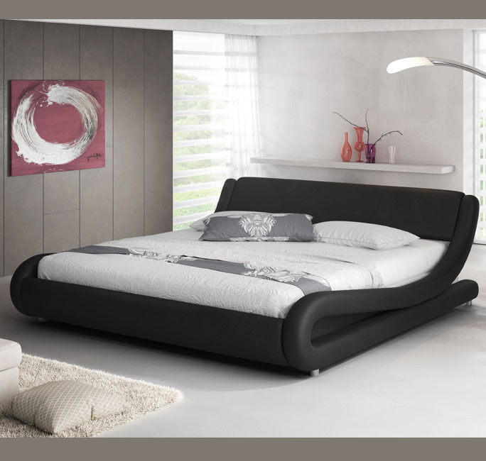 Cama de design Alessia cor preta