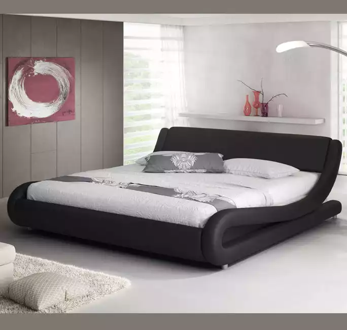 Cama com estrado Alessia Preto
