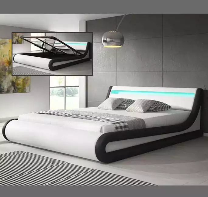 Cama Parisina Branco/Preto