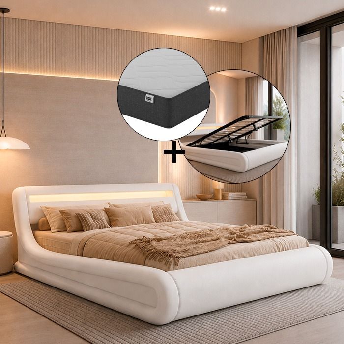 cama-de-casal-com-estrado-elevatorio-rodas-cor-branca-com-colchao