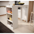 Mesa alta Kyra  (140cm) cor branca