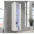 Vitrine suspensa modelo Nora V5 (40x170cm) cor branca