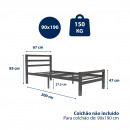 cama-de-solteiro-niki-preta