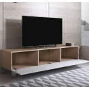 mueble-tv-luke-h2-160x30-pies-aluminio-sonoma-blanco-abierto
