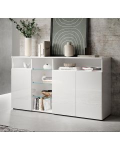 Aparador modelo Clark L cor branco