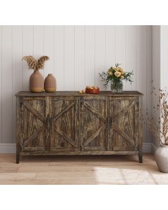 Aparador cor Carvalho Rustic 140 cm Olivia