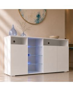 Aparador modelo Clark L cor branco
