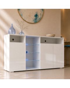 Aparador modelo Clark L cor branco