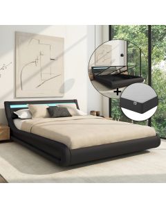 cama-de-casal-com-estrado-elevatorio-parisina-cor-preta-colch-o-texas