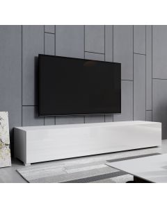 Móvel de TV Branco 180 cm com pés 2 cm Aitana M2