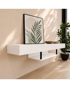 Móvel de TV cor branca 150cm Renzo