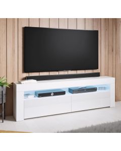 Móvel de TV modelo Aker (140x50,5cm) cor branca