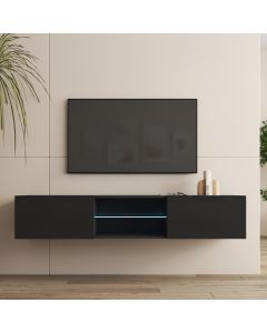 Móvel TV modelo Tibi (160 cm) cor preta