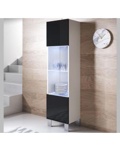 vitrine-luke-v6-40x165cc-pes-aluminio-branco-preto