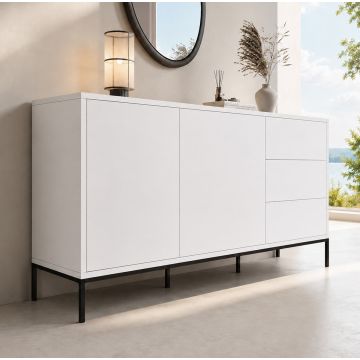 Aparador Branco Moderno 150 cm Serena