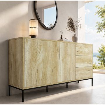 Aparador Carvalho Alpes Moderno 150 cm Serena