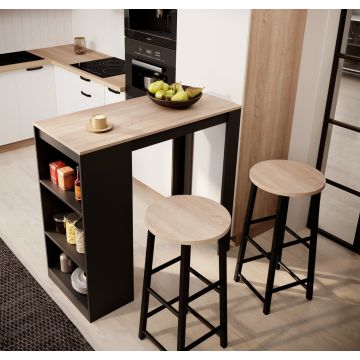 mesa-alta-con-2-taburetes-negro-sonoma-110-cm-kyra