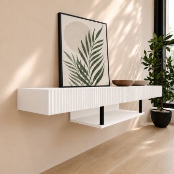 Móvel de TV cor branca 150cm Renzo