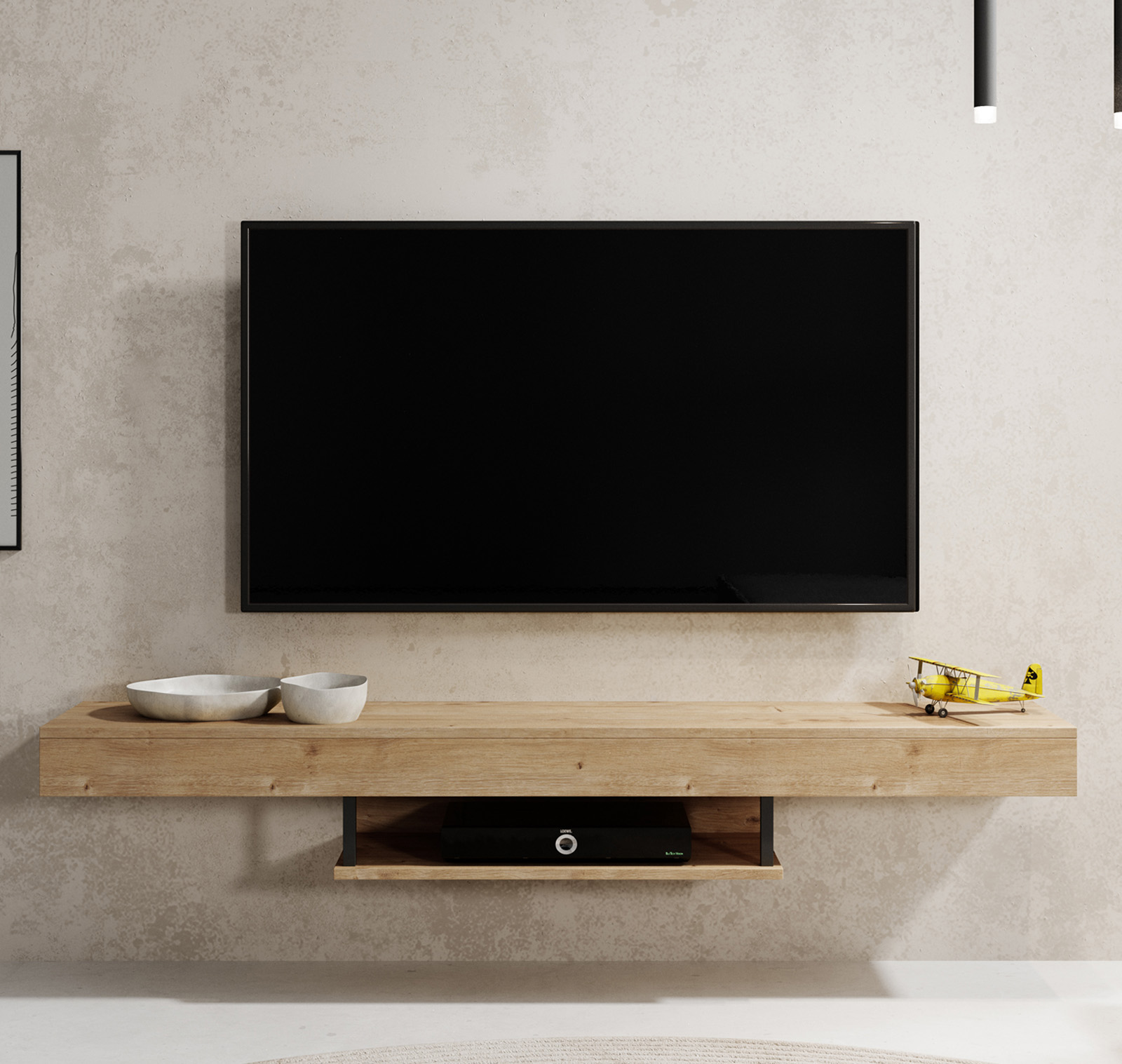 Móvel de TV Aydin na cor safir