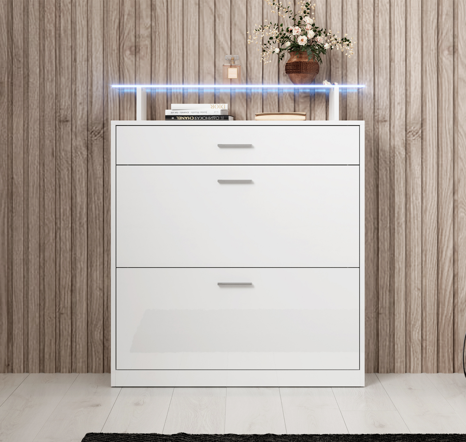 Sapateira de entrada Paola cor branca